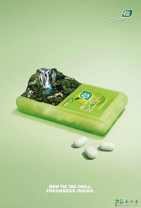 费列罗旗下tic tac糖创意平面广告设计作品欣赏-tic tac糖广告