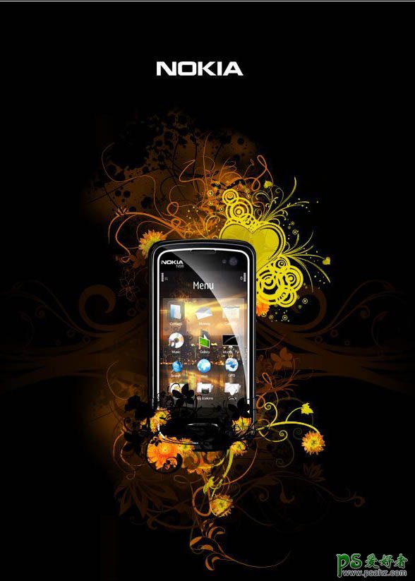 诺基亚N98创意平面广告设计作品欣赏，N98手机广告欣赏