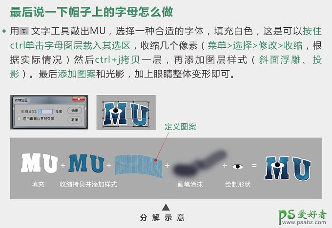 PS玩偶失量图鼠绘教程：制作可爱的儿童电影中的角色大眼怪玩偶图