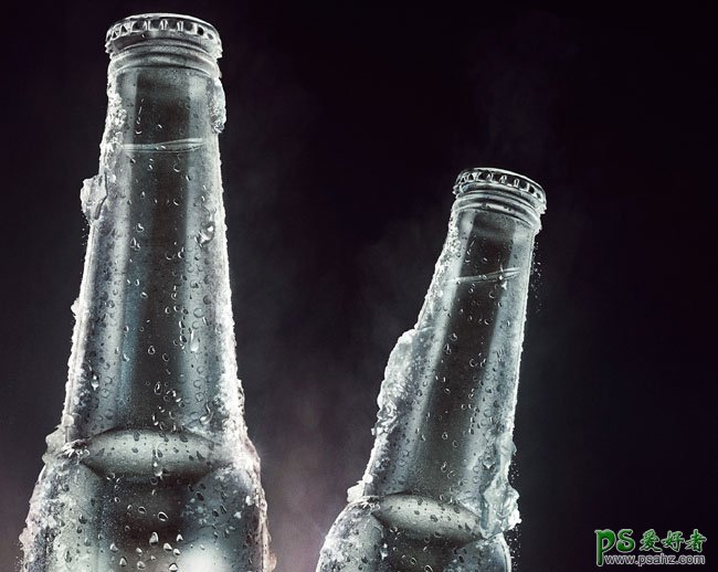 智利CGI工作室漂亮的玻璃酒瓶合成设计作品