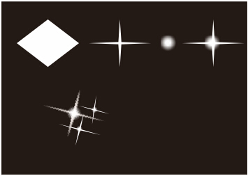 CorelDRAW制作会发光的星星失量图素材。