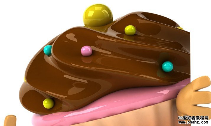 PS文字特效教程：设计香甜可口的巧克力文字效果