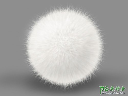 巧用PS滤镜及涂沫工具制作一个可爱漂亮的毛茸茸的毛球
