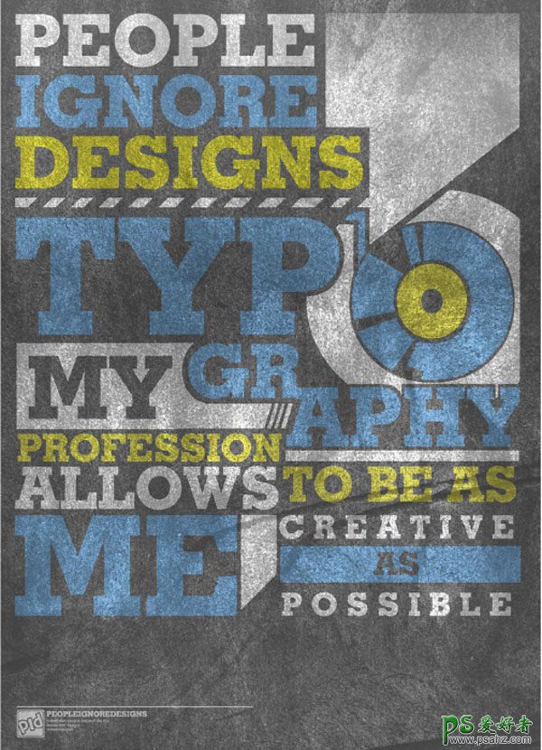 PS海报设计中的字体欣赏，海报中的文字设计，海报中的字体设计作
