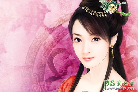 FW签名设计教程：制作中国古典风格美女人物签名图片，古风美女。