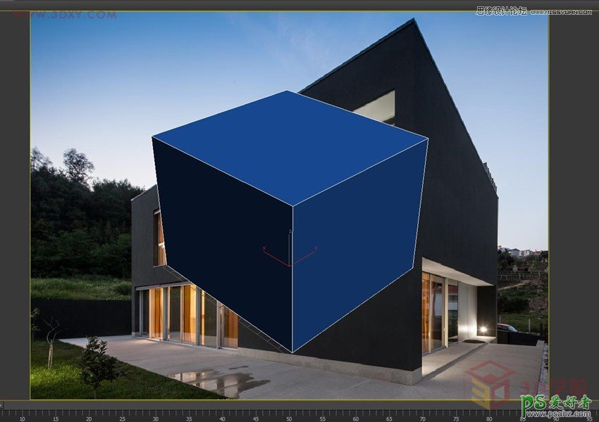 3DMAX建模技巧教程：利用透视匹配功能制作逼真的别墅照片建模