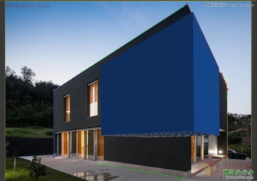 3DMAX建模技巧教程：利用透视匹配功能制作逼真的别墅照片建模