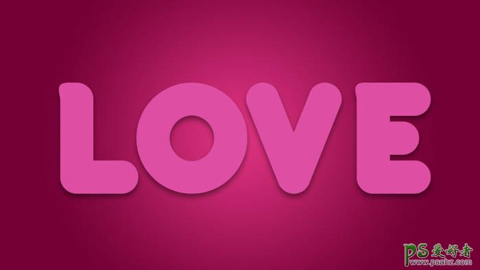 ps情人节艺术字设计教程：利用图层样式制作love双色巧克力字体