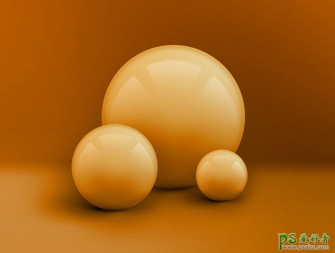 Photoshop鼠绘超质感圆球失量图，非常细腻光滑的小圆球素材图