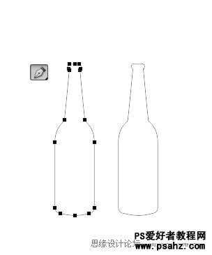 photoshop鼠绘真实的啤酒瓶，啤酒瓶制作