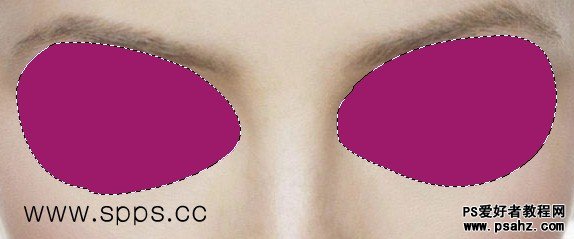 第二十三课：ps给美女画眼影的方法实例（眼部美容教程）