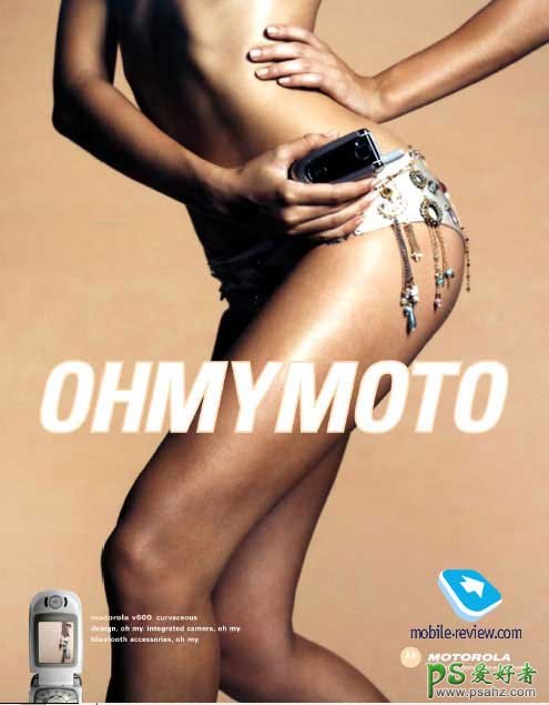MOTO手机的经典广告设计，创意MOTO手机宣传广告