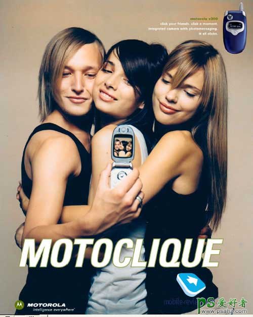 MOTO手机的经典广告设计，创意MOTO手机宣传广告
