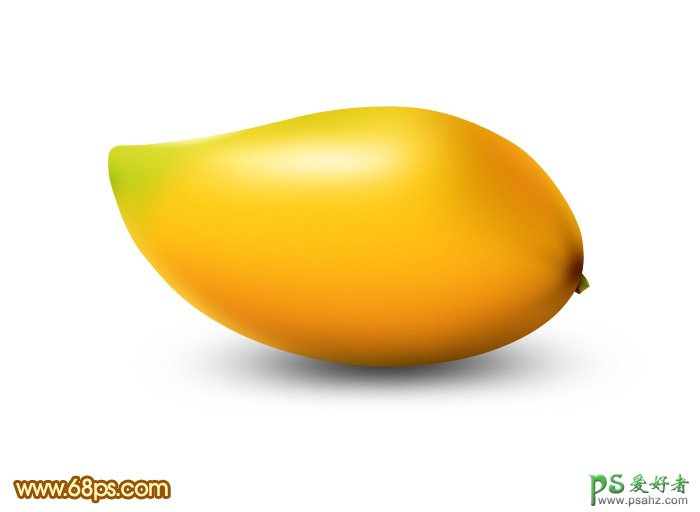 photoshop制作一个逼真的芒果失量素材图片