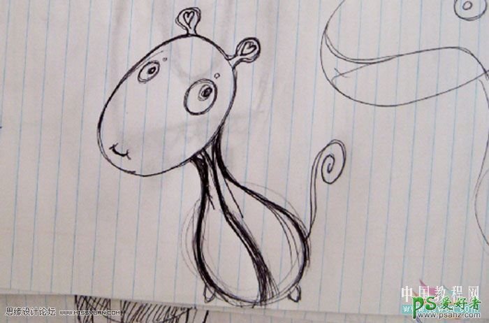 Illustrator手绘教程：制做可爱的卡通动物安吉拉失量图素材