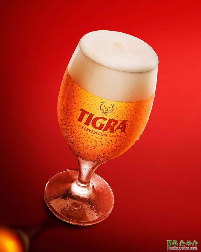 精美的Tigra啤酒素材图修图设计作品，精美时尚的啤酒宣传页设计