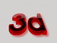 制作玻璃质感立体字,3d效果立体玻璃字 ps 3d立体字设计