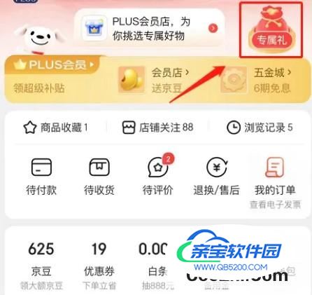 怎么领取京东PLUS会员专属福利