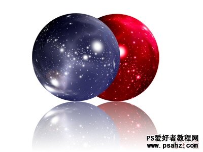 photoshop滤镜制作质感的立体水晶球图片教程实例