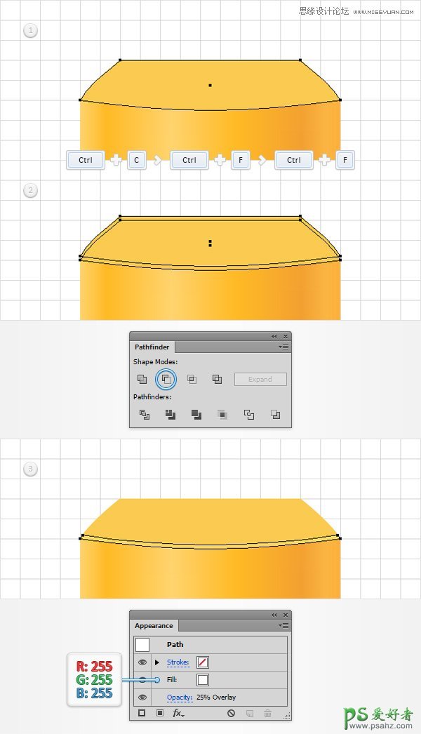 Illustrator艺术字设计教程：制作金黄色的芥末文字，流线字体