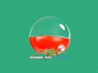 液体的玻璃西红柿 Photoshop创意合成液体玻璃效果的西红柿