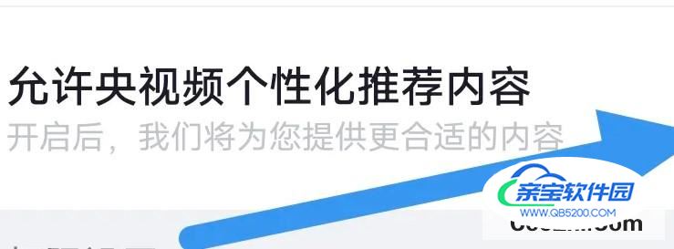 央视频APP如何开启个性化推荐选项