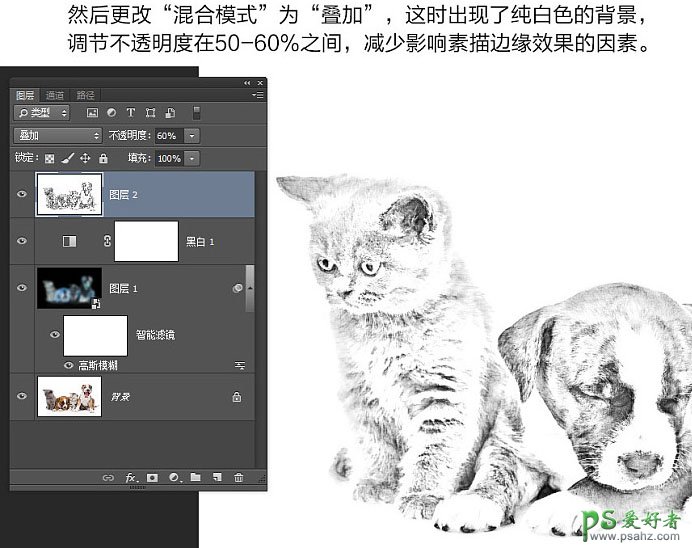 PS照片后期教程：学习把普通照片制作出专业的素描效果