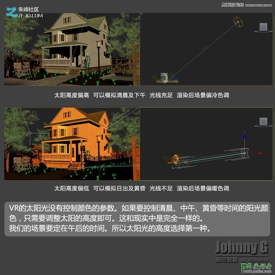 3dmax别墅效果图模型制作教程：打造时尚的欧式小别墅建筑模型图