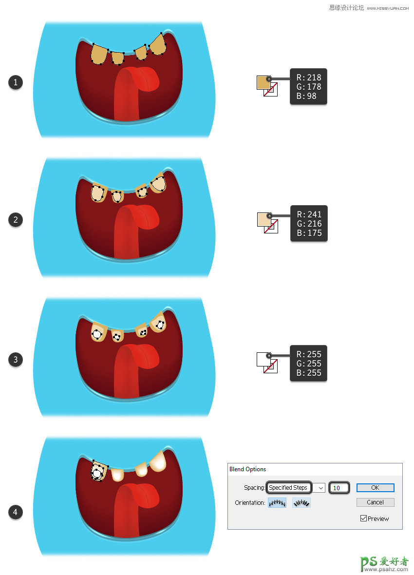 Illustrator手绘另类个性的卡通小怪兽失量图片，糖果怪物卡通图