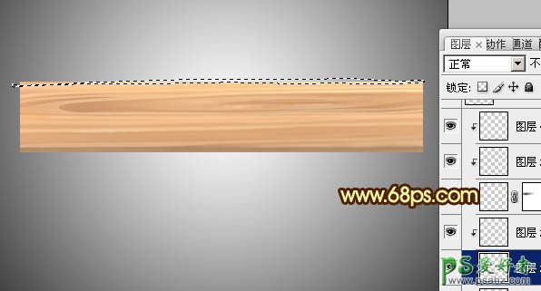 PS实例教程：制作一把木质效果的格尺