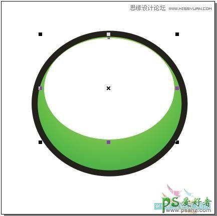 Cdr手绘图形教程：制作可爱的大眼睛卡通小精灵头像表情图。