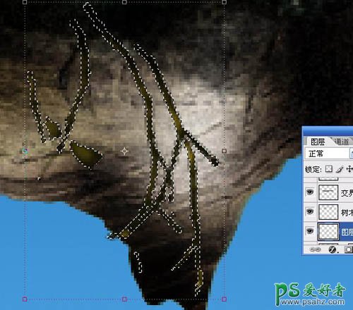 PS合成教程：利用素材合成飘移的陆地图片特效