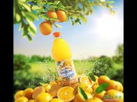 让人眼前一亮的果汁广告设计图 精美的果汁饮料平面广告设计作品