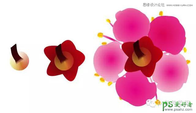 CorelDraw国画绘制教程：手工制作中国风唯美意境的梅花花枝教程