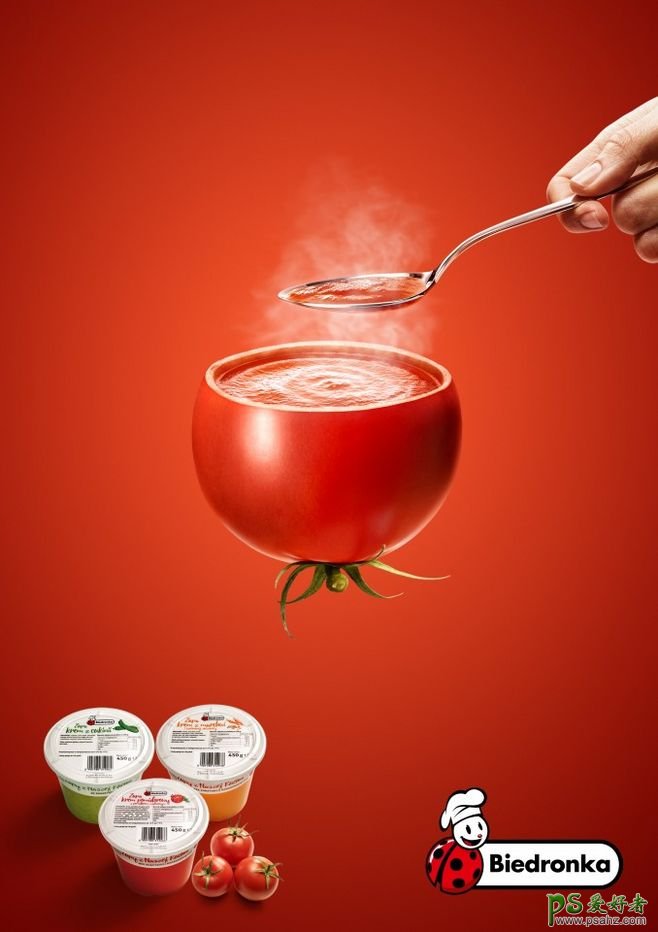 创意蔬菜汁海报设计图片，漂亮的营养蔬菜汁宣传广告设计欣赏。
