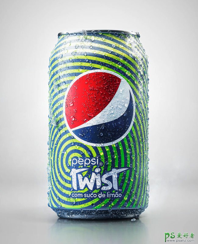 PEPSI Twist百事清柠系列夏日清新趣味的饮料创意设计作品