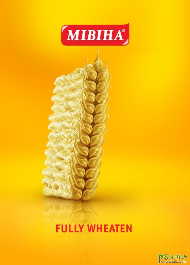创意十足的美味食品平面广告作品，创意时尚的生态食品海报。