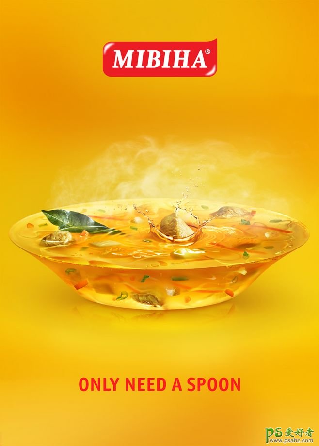 创意十足的美味食品平面广告作品，创意时尚的生态食品海报。