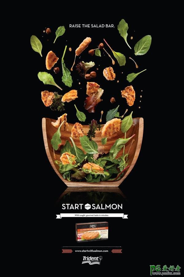 欣赏一组美味食品宣传广告作品，非常美味的食品海报图片设计。