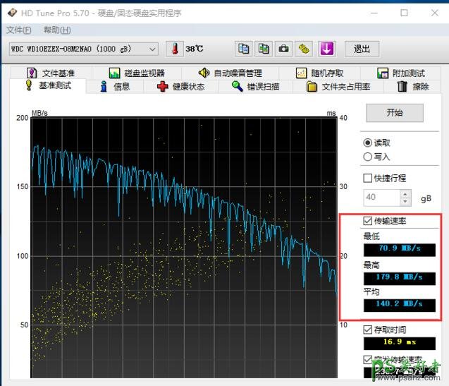 hdtune硬盘检测工具使用,硬盘检测工具(hdtune)坏道检测操作方法