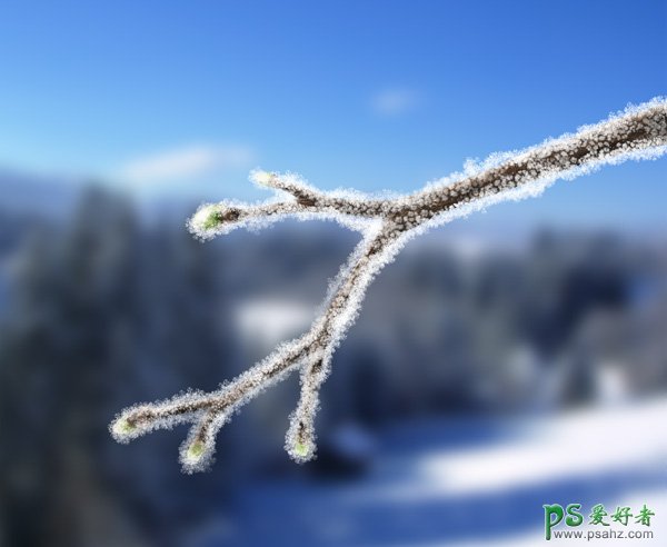 Photoshop设计冰晶效果的霜冻笔刷 PS笔刷制作实例教程学习