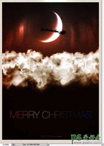 photoshop制作另类漂亮的圣诞节贺卡素材图片