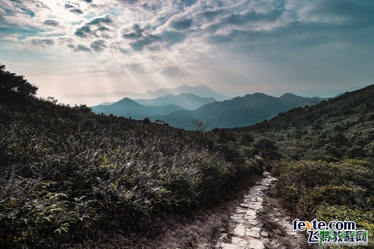 利用Photoshop加深及减淡工具设计高端大气的风景照片