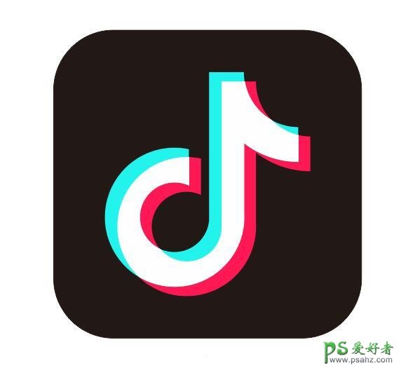 CorelDRAW绘制扁平化风格抖音APP图标，cdr制作抖音LOGO图标。