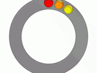 学习设计在轴承里滚动的彩色圆球动画图片 PS动图制作教程