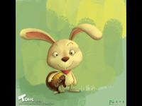 打造漂亮可爱的失量卡通小兔子素材图片 PS鼠绘教程