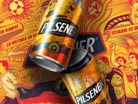 足球世界杯啤酒品牌包装设计作品,设计精美的啤酒包装设计