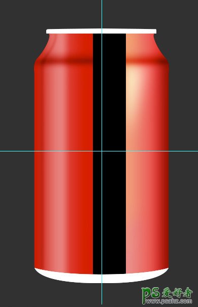 PS手绘实例教程：手把手教您绘制一例可口可乐易拉罐失量图素材