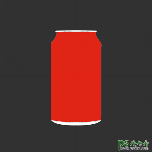 PS手绘实例教程：手把手教您绘制一例可口可乐易拉罐失量图素材