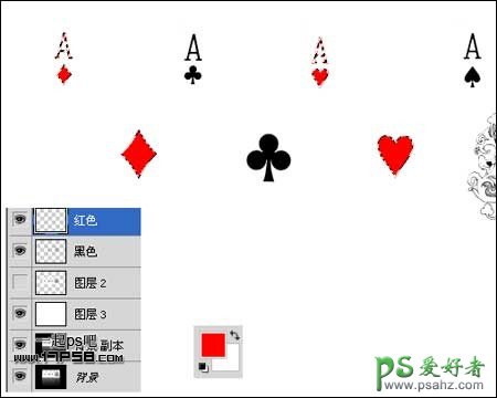 PS合成教程：创意打造被嘴吹散的扑克牌上的符号